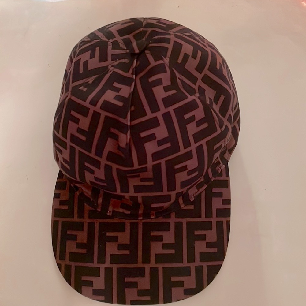 Fendi print baseball cap